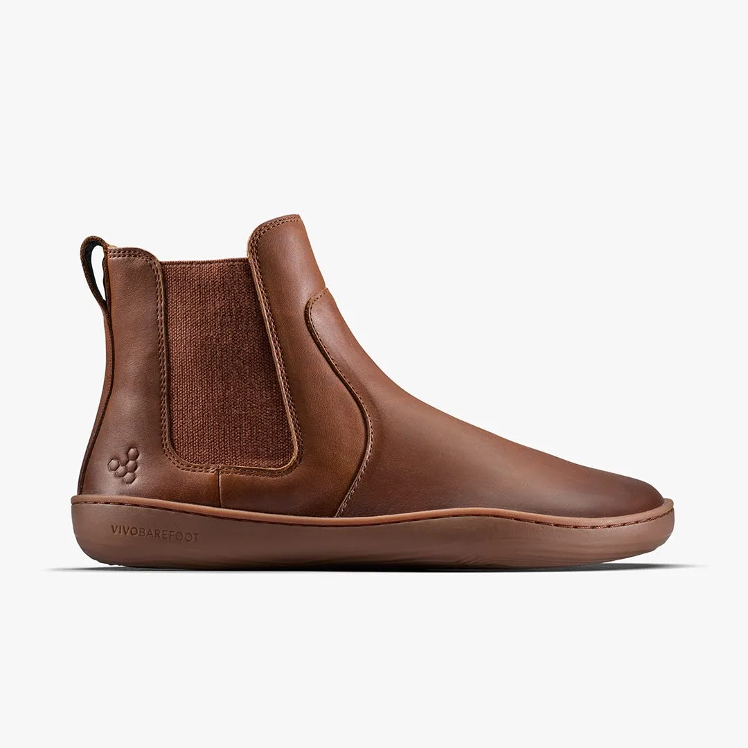Ботинки Vivobarefoot Sensus Chelsea — женская модель, тёмно-коричневый