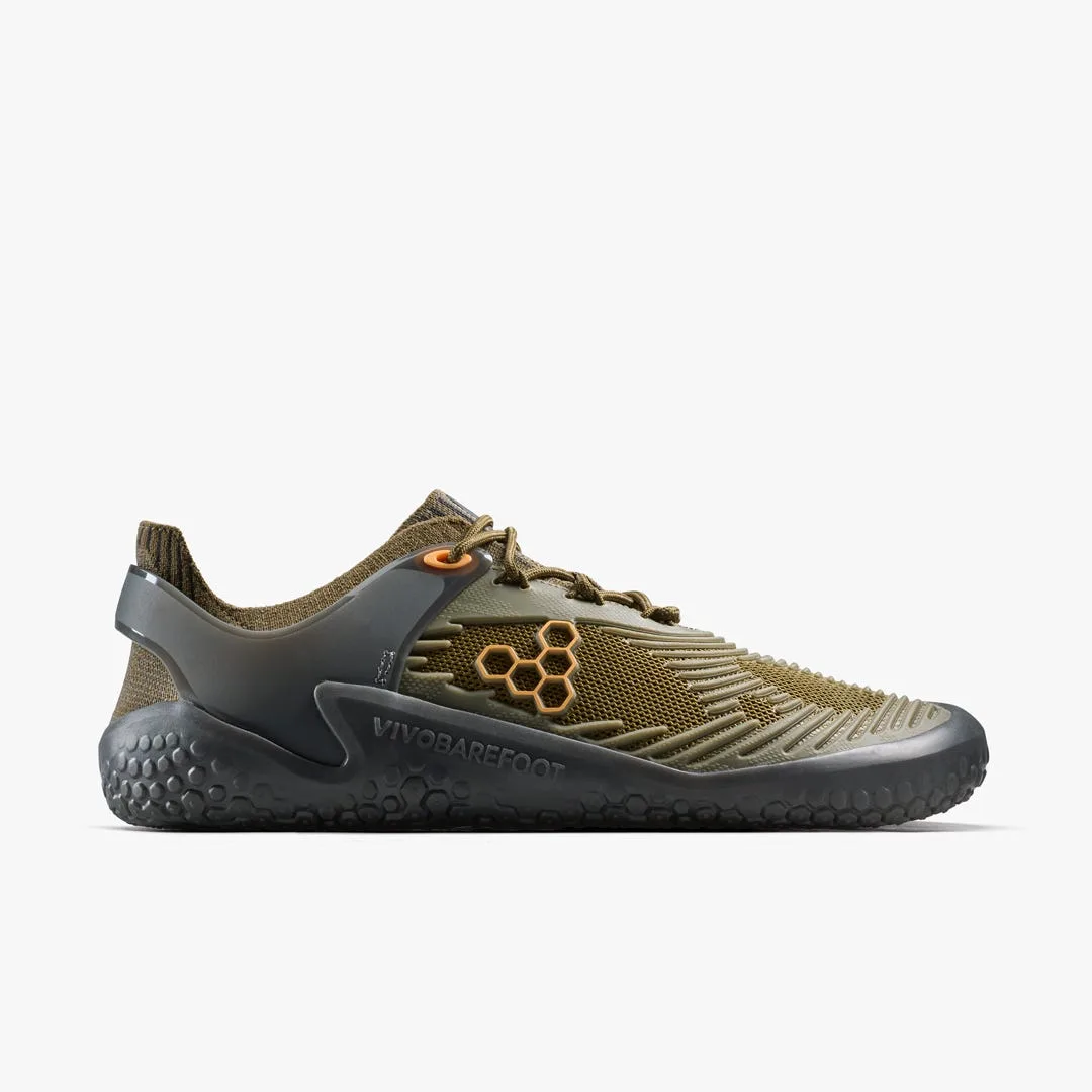 Кроссовки Vivobarefoot Motus Strength II — женская модель, тёмно-оливковый