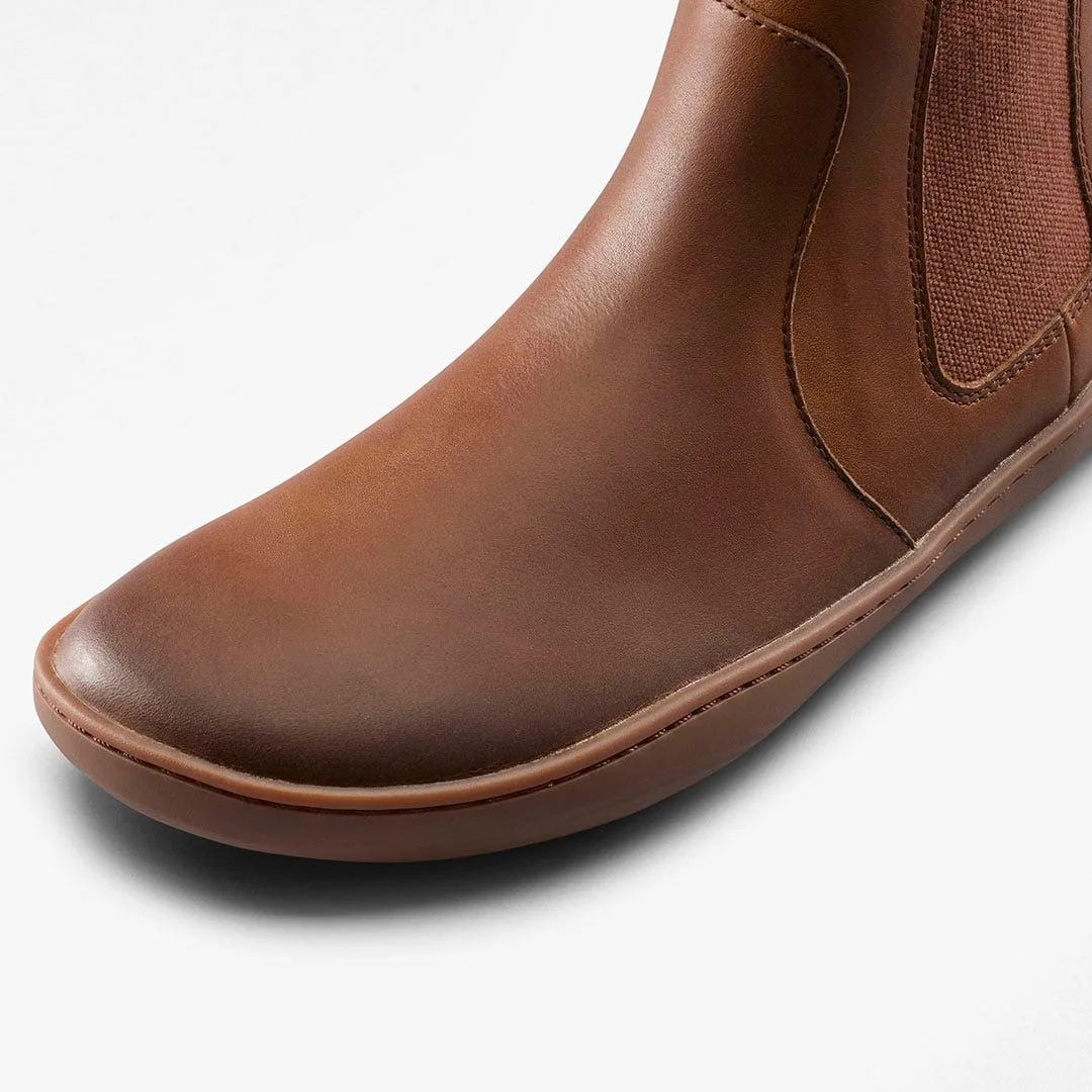 Ботинки Vivobarefoot Sensus Chelsea — женская модель, тёмно-коричневый, фото 5