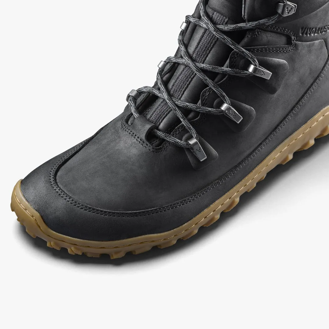 Ботинки Vivobarefoot Tracker Leather AT II — мужская модель, чёрный, фото 6