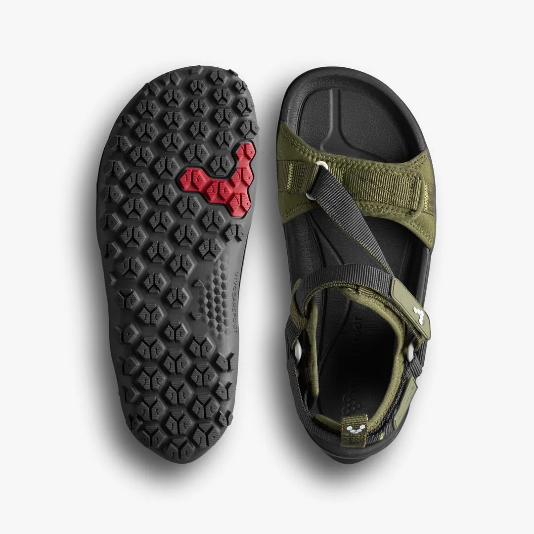 Сандалии Vivobarefoot Tracker Ora Sandal — мужская модель, тёмно-оливковый, фото 2