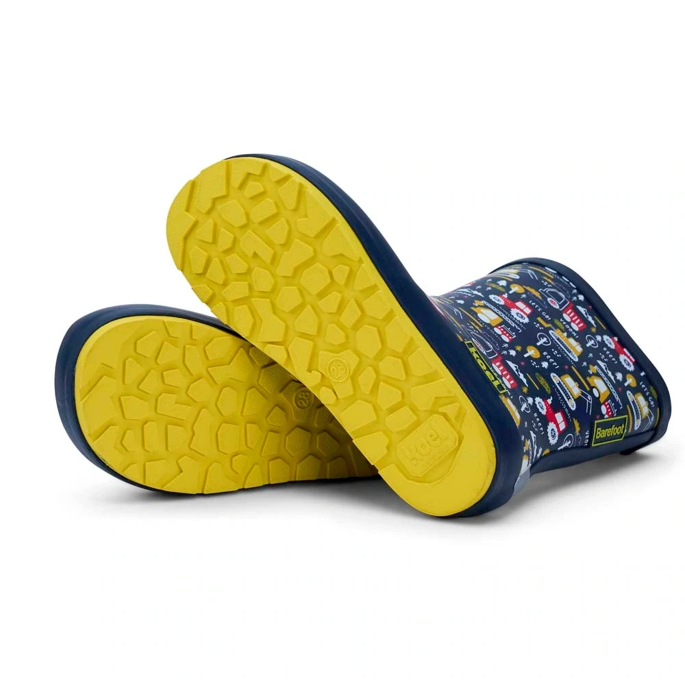 Резиновые сапоги Koel WINI TRATOR V2 — синий с рисунком, фото 5