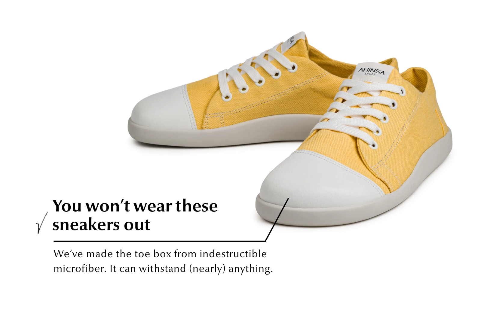 Кроссовки Ahinsa Street Hemp Barefoot — горчичный, фото 3